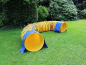 Preview: PROCYON Profi Agility Tunnel 360° mit Stützsandsäcken nach FCI-Standard L=5m Ø60cm