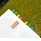 Preview: 200 x Pagemarker Haftstreifen Seitenmarkierer Notes transparente Streifen