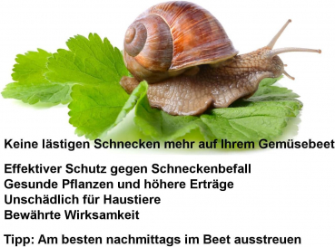 Schnecken-Stopp Schneckenkorn Schnecken-Schutz Schneckenabwehr Schneckenschutz 2 x 1,5 kg Reinex