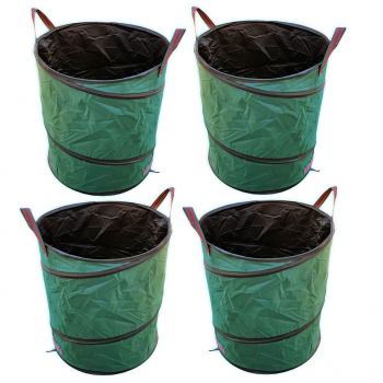 Vabiono 4 x 170 Ltr. PopUp Gartenabfallsack Polyester Oxford 600D Gartensack