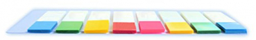 200 x Pagemarker Haftstreifen Seitenmarkierer Notes transparente Streifen