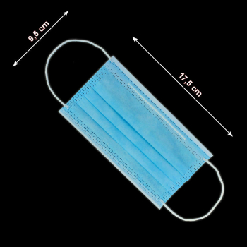 Atemschutz-Maske 3-lagig Set (50 Stk.)