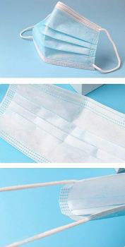 Atemschutz-Maske 3-lagig Set (50 Stk.)