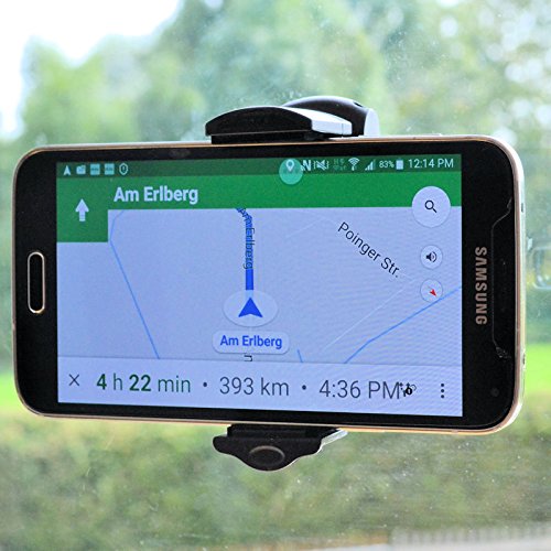 buy-safe - Universal Auto Handyhalterung mit Kugelgelenk 360°drehbar  Windschutzscheibe Armaturenbrett Handyhalter für alle Apple Samsung Handys