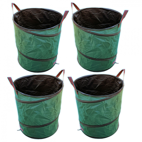 Vabiono 4 x 170 Ltr. PopUp Gartenabfallsack Polyester Oxford 600D Gartensack