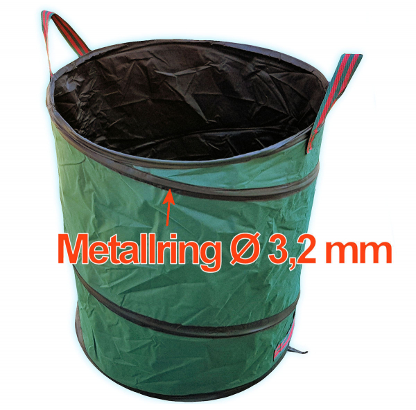 Vabiono 4 x 170 Ltr. PopUp Gartenabfallsack Polyester Oxford 600D Gartensack