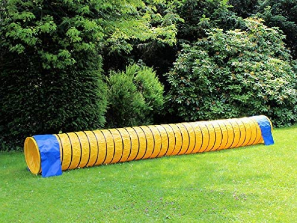 PROCYON Profi Agility Tunnel 360° mit Stützsandsäcken nach FCI-Standard L=5m Ø60cm
