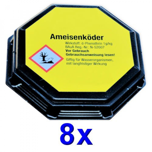 8 Dosen Ameisenköder Ameisen-Mittel Ameisenabwehr