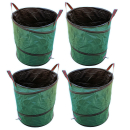 Vabiono 4 x 170 Ltr. PopUp Gartenabfallsack Polyester Oxford 600D Gartensack